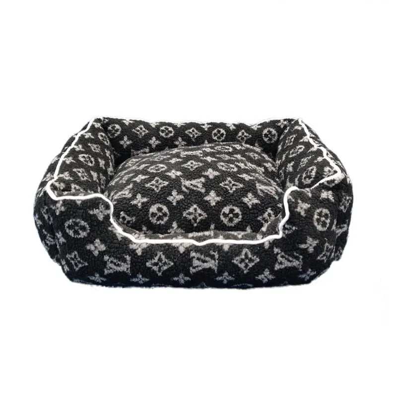 Furry Vuitton Doggo Bed